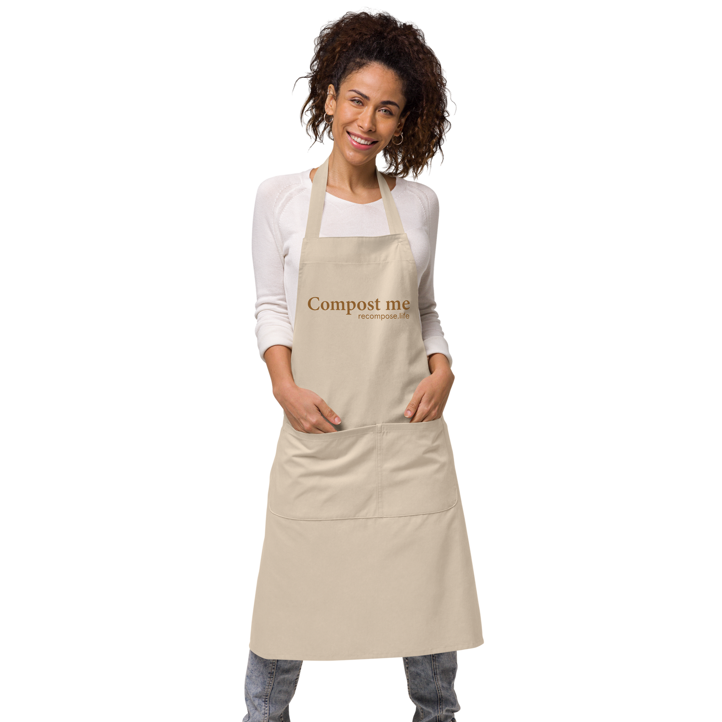 Organic cotton compost me apron